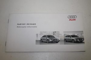 17802445 – 8K00112008 – Instructie Boekje