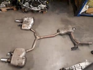 23430166 – 8W7253409E, 8W7253609F, 8W7253610A – Exhaust central + rear silencer