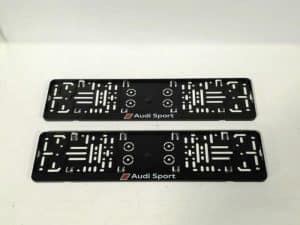 24074494 – AUDISPORT, 2STUKS – Kentekenplaathouder voor